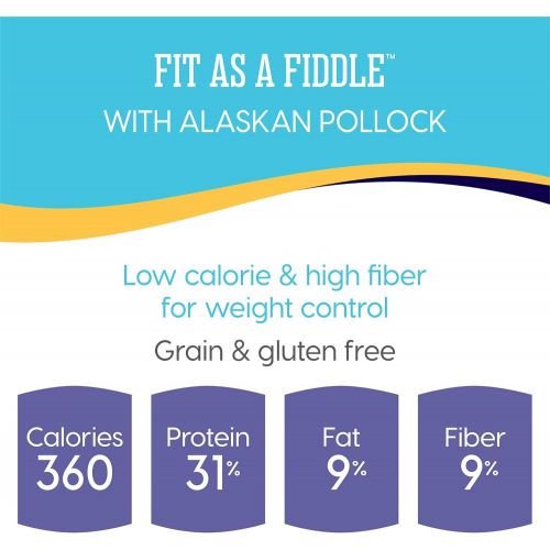  Solid Gold - Fit as a Fiddle with Fresh Caught Alaskan Pollock - Grain-Free - Weight Control Adult Dry Cat Food