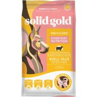 Solid Gold Hund-N-Flocken Natural Adult Dog Food With Real Lamb, Brown Rice And Barley - Holistic Food With Probiotic Support
