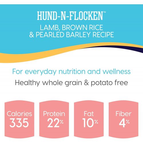  Solid Gold Hund-N-Flocken Natural Adult Dog Food With Real Lamb, Brown Rice And Barley - Holistic Food With Probiotic Support