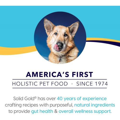  Solid Gold Hund-N-Flocken Natural Adult Dog Food With Real Lamb, Brown Rice And Barley - Holistic Food With Probiotic Support