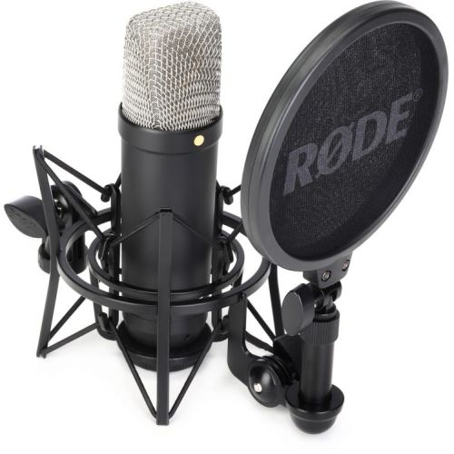  Solid State Logic SSL2+ USB Audio Interface and Rode NT1 Microphone Recording Bundle - Black