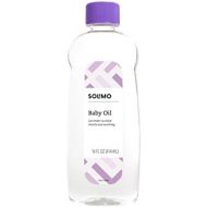 Amazon Brand - Solimo Baby Oil, Lavender Scented, 14 Fluid Ounce