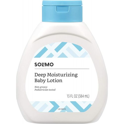  Amazon Brand - Solimo Deep Moisturizing Baby Lotion, 13 Fluid Ounce (Pack of 4)