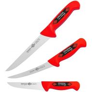 [아마존베스트]Solingen 3 Piece Red Butcher Knife Butcher Knife Boning Knife Butcher Knife