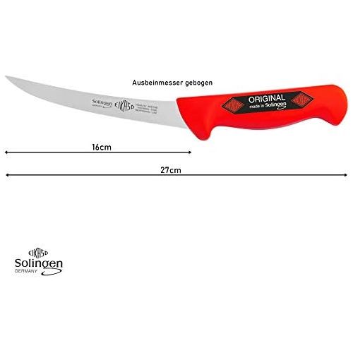  [아마존베스트]Solingen 3 Piece Red Butcher Knife Butcher Knife Boning Knife Butcher Knife