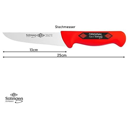  [아마존베스트]Solingen 3 Piece Red Butcher Knife Butcher Knife Boning Knife Butcher Knife