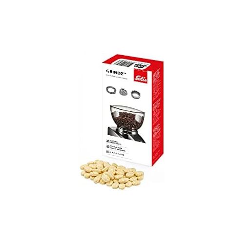  Solis Reiniger fuer Kaffeemahlwerk, Entfernung von Ol und Kaffeeresten, Lebensmittelecht Naturprodukt, Grindz Tabletten, 3 x 35 g