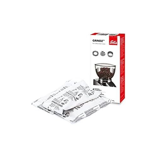  Solis Reiniger fuer Kaffeemahlwerk, Entfernung von Ol und Kaffeeresten, Lebensmittelecht Naturprodukt, Grindz Tabletten, 3 x 35 g