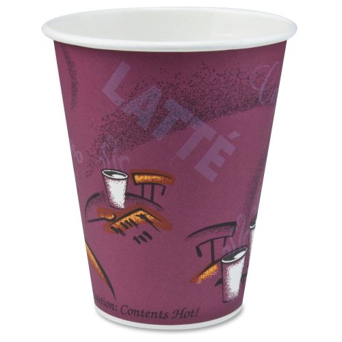  Solo, SCC370SI0041, Bistro Design Disposable Paper Cups, 1000  Carton, Multi, 10 fl oz