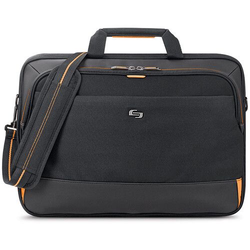  Solo Focus Briefcase for 17.3 Laptop (Black)