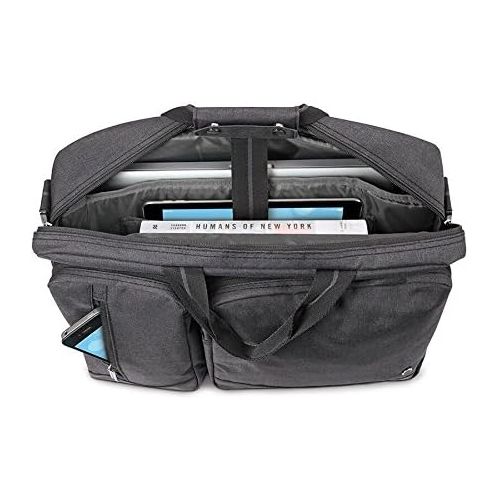  [아마존베스트]SOLO Solo Duane Convertible Briefcase. Fits up to a 15.6-Inch Laptop. Converts to Backpack, Briefcase or Messenger Bag. Laptop Bag for Men or Women - Grey