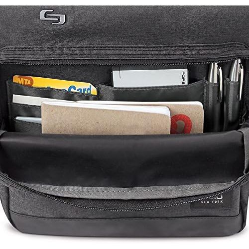  [아마존베스트]SOLO Solo Duane Convertible Briefcase. Fits up to a 15.6-Inch Laptop. Converts to Backpack, Briefcase or Messenger Bag. Laptop Bag for Men or Women - Grey