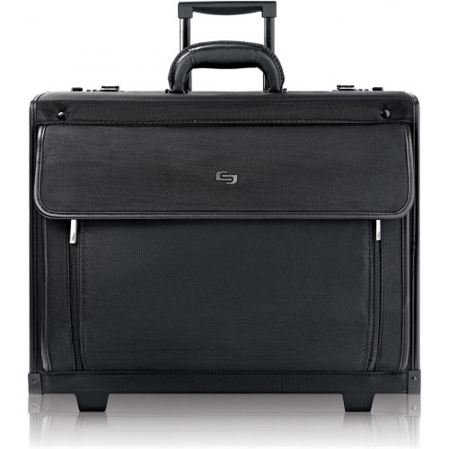  [아마존베스트]Solo Classic Collection 16 Inch Laptop Rolling Catalog Case, Black (PV78-4)