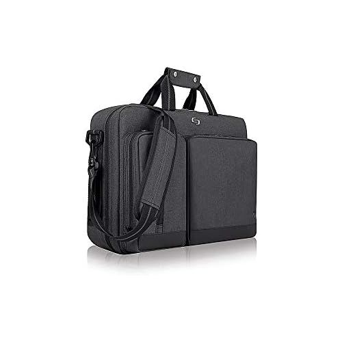  [아마존베스트]Solo New York Duane Hybrid Convertible Laptop Briefcase, Gray