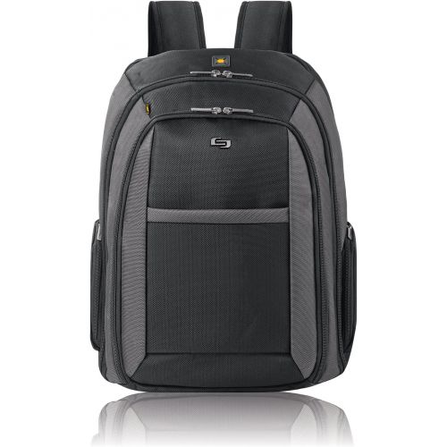  SOLO Solo Metropolitan 16 Laptop Backpack with Removable Sleeve, BlackGrey