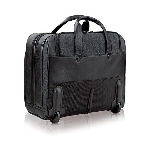  SOLO Solo Active 16 Inch Rolling Overnighter Case with Padded Laptop Compartment, Black
