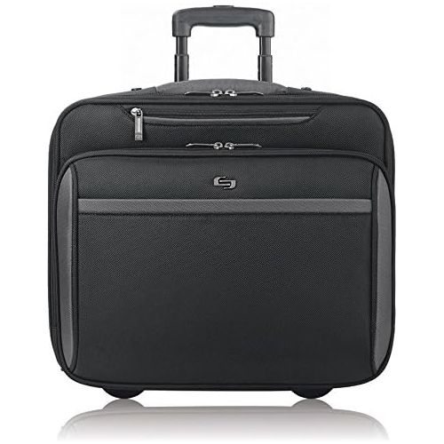  SOLO Solo Westside 16 Inch Rolling Laptop Overnighter Case, Black