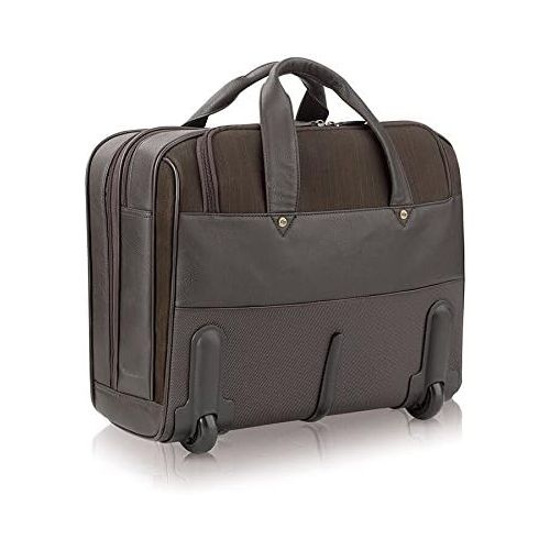  SOLO Solo Macdougal 17.3 Inch Rolling Laptop Case, Espresso