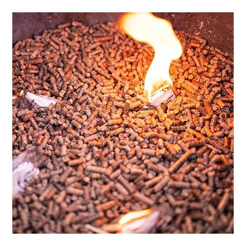  Solo Stove Premium Wood Fuel Pellets | Fuel for Wood-Burning Fire Pits and More, Low Smoke and Less Ash for A More Enjoyable High-Heat Burn, Eco-Friendly, 100% Hardwood Blend no Additives, 20 lbs