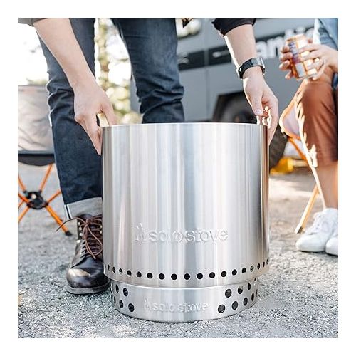  Solo Stove Ranger Stand Stainless Steel Fire Pit Accessory Ranger Fireplace Tools for Solo Stove Firepits and Fire Pits Outdoor Prefect for Your Outdoor Fireplace