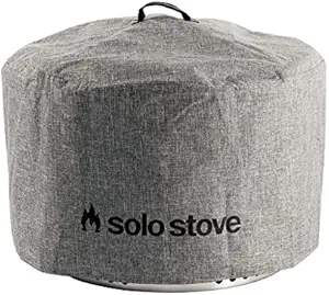Solo Stove Yukon Shelter Protective Fire Pit Cover for Round Fire Pits Waterproof Cover Great Fire Pit Accessories for Camping and Outdoors, Grey