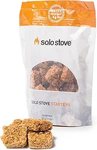 Solo Stove Fire Pit Starters 16 Count Fireplace Starter Great Accessories Tool for Grilling Camping Cooking Campfires and BBQ Light Fire Wood Charcoal and Sticks Prefect Tinder for The Perfect Flame