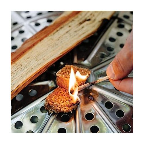  Solo Stove Fire Pit Starters 16 Count Fireplace Starter Great Accessories Tool for Grilling Camping Cooking Campfires and BBQ Light Fire Wood Charcoal and Sticks Prefect Tinder for The Perfect Flame