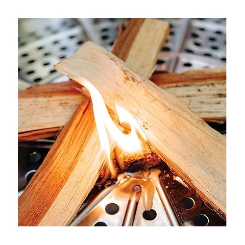  Solo Stove Fire Pit Starters 16 Count Fireplace Starter Great Accessories Tool for Grilling Camping Cooking Campfires and BBQ Light Fire Wood Charcoal and Sticks Prefect Tinder for The Perfect Flame