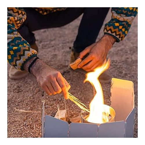  Solo Stove Solo Aluminum Windscreen: for Use and Other Backpacking Stoves, Camping Stoves, Butane Stoves, Alcohol Stoves