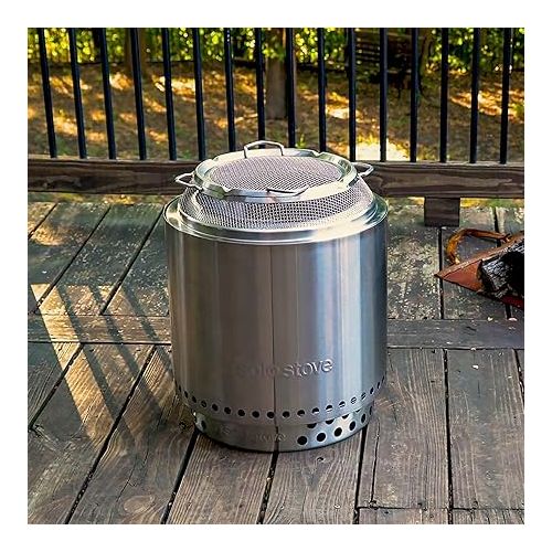  Solo Stove Ranger Big Yard Bundle Portable Outdoor Fire Pit Stainless Steel Firepot for Wood Burning and Low Smoke Great Fire Pits for Outside | 15x12.5 Inch Firepot Accessories