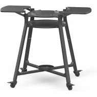 Solo Stove Portable Pi Stand | Outdoor Stand for Pi Pizza Oven on Wheels, With Shelf & Gas Tank Storage, Split Table Top, Powder-Coated Stainless Steel, Dimensions (LxW): 47.3 x 38.1 in, 45 lbs, Black