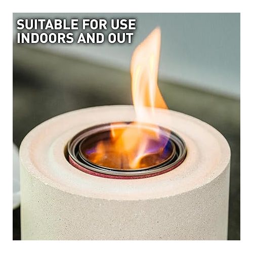  Solo Stove Pure Gel Fuel Can, Made in The USA Bioethanol Fuel for Indoor/Outdoor Use, Perfect for Making Smores, Tabletop Fire Pit, Clean-Burning and Smoke-Free (13 oz. - Pack of 6)