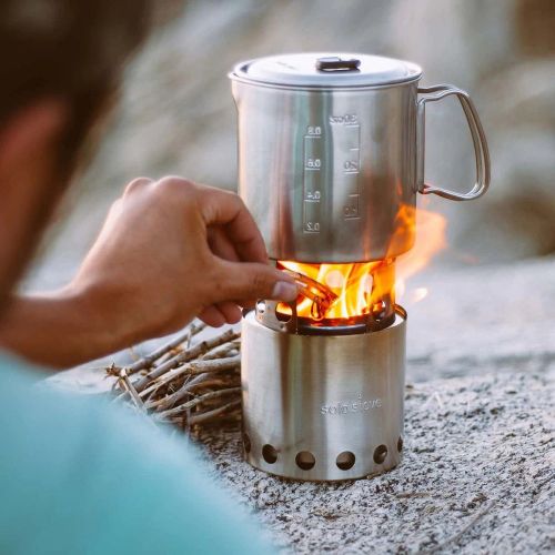  Solo Stove Solo Pot 900 - Lightweight Stainless Steel Backpacking Pot