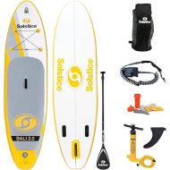 Solstice Inflatable Stand-Up Paddle Board For All Skill Levels (Heavy Duty Double-Layer) | Recreation Performance and Yoga Platform | With Non-Slip Deck and SUP Accessories