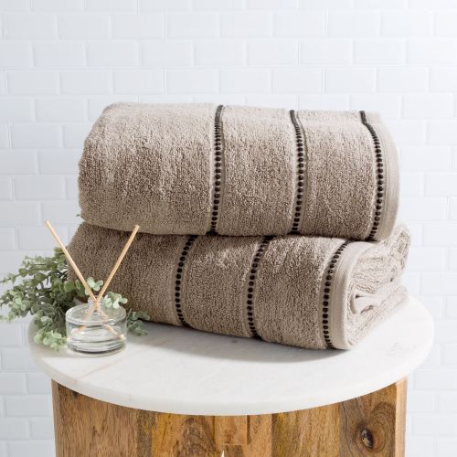  Luxury Cotton Towel Set- 2 Piece Bath Sheet Set Made From 100% Zero Twist Cotton- Quick Dry, Soft and Absorbent By Somerset Home