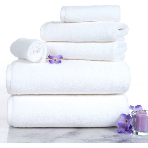  6 Piece 100% Zero Twist Cotton Towel Set By Somerset Home