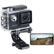 Somikon Action Camera: Einsteiger-4K-Action-Cam, WLAN Full HD (60 fps) mit Unterwassergehaeuse (Aktionkamera)