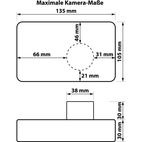  [아마존베스트]Somikon subacquea-fotocamera con obiettivo dirigenza L diametro 38 mm