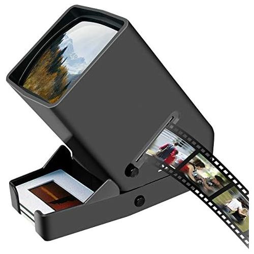  [아마존베스트]Somikon Slide Viewer: Mobile Slide & Negative Viewer with LED Lighting, 3x Magnification (Single Image Viewor)