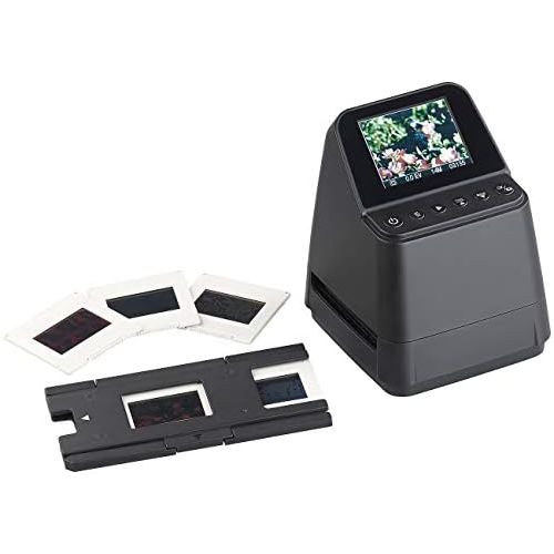  [아마존베스트]Somikon Photo Scanner: 3-in-1 Stand-Alone Photo, Slide & Negative Scanner with 14 MP Sensor, Battery (Photo Slide Scanner)