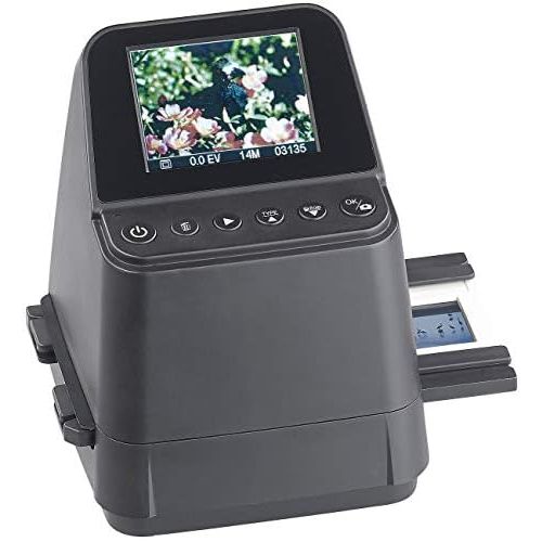  [아마존베스트]Somikon Photo Scanner: 3-in-1 Stand-Alone Photo, Slide & Negative Scanner with 14 MP Sensor, Battery (Photo Slide Scanner)