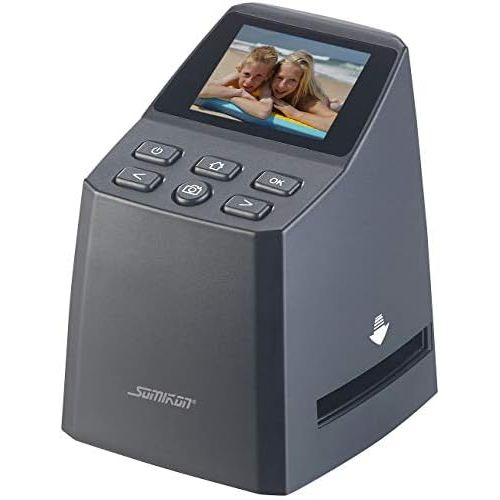  [아마존베스트]Somikon Photo Scanner: 3-in-1 Stand-Alone Photo, Slide & Negative Scanner with 14 MP Sensor, Battery (Photo Slide Scanner)