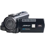 [아마존베스트]Somikon Video Camera: 4K UHD Camcorder with Panasonic Sensor, WiFi, App, HD with 120 FPS (Digital Camera)