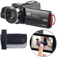 [아마존베스트]Somikon Video camera: 4K UHD camcorder, touch display, HD 120 bps (camcorder with touchscreen)