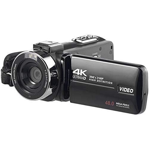  [아마존베스트]Somikon Video camera: 4K UHD camcorder, touch display, HD 120 bps (camcorder with touchscreen)