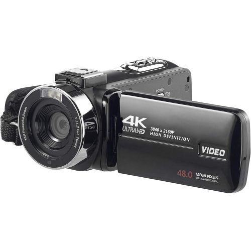  [아마존베스트]Somikon Video camera: 4K UHD camcorder, touch display, HD 120 bps (camcorder with touchscreen)