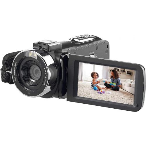  [아마존베스트]Somikon Video camera: 4K UHD camcorder, touch display, HD 120 bps (camcorder with touchscreen)
