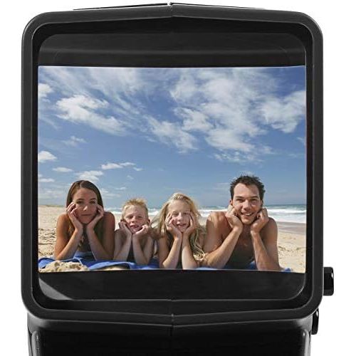  [아마존베스트]Somikon Slide Viewer: Mobile Slide & Negative Viewer with LED Lighting, 3x Magnification (Single Image Viewor)