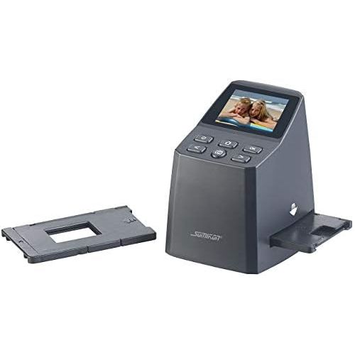  [아마존베스트]Somikon Photo Scanner: 3-in-1 Stand-Alone Photo, Slide & Negative Scanner with 14 MP Sensor, Battery (Photo Slide Scanner)