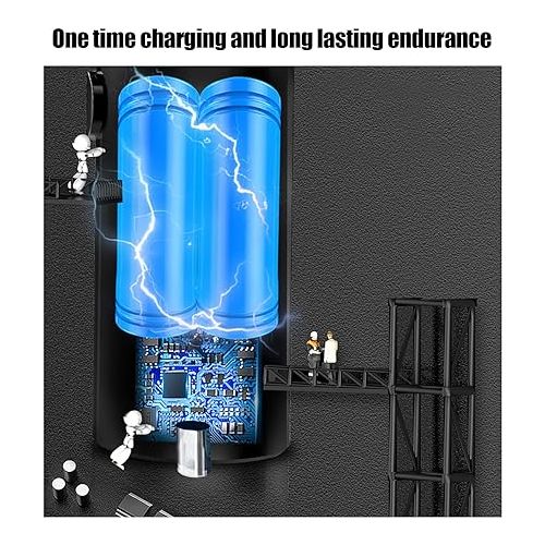  Sonew Handheld Vacuum Cleaner, Mini Cordless Vacuum Cleanervacuum with Transparent Storage for Home Office Salon Barber, Portable Light Rechargable Cleaner